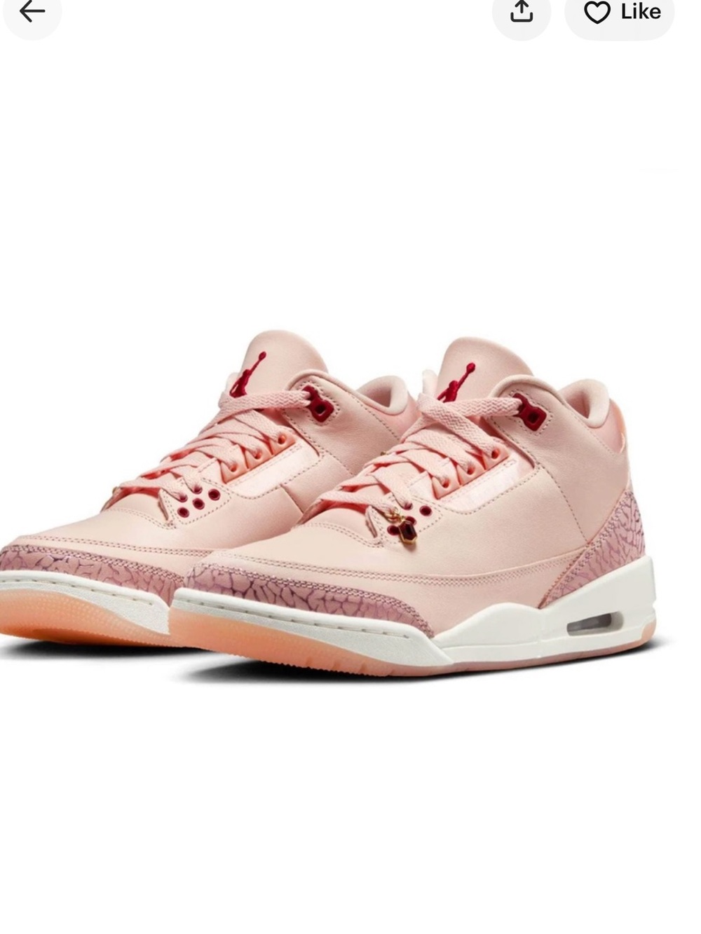 Women's Air Jordan 3 Retro Valentines Day